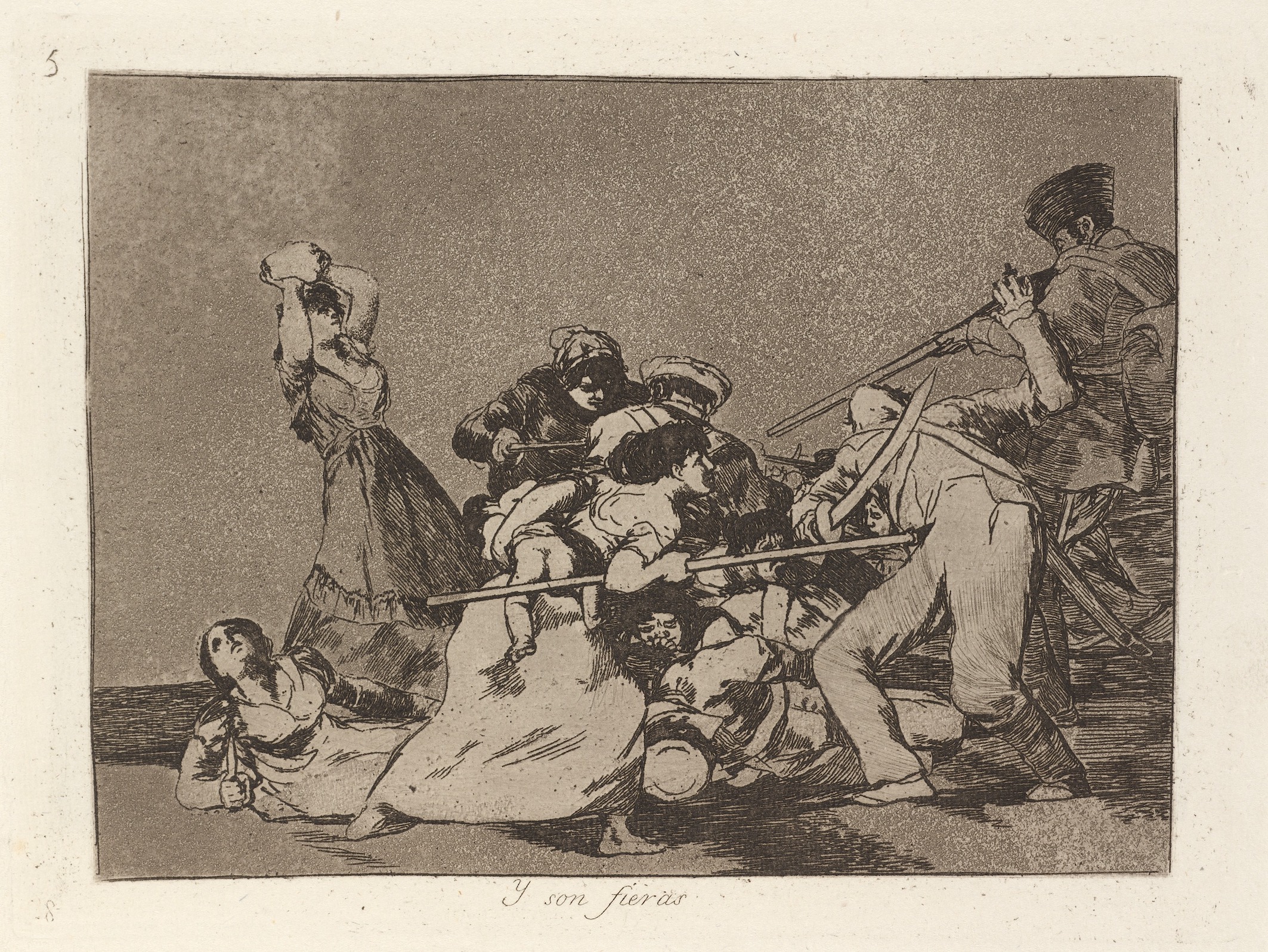 Figure 1: Francisco de Goya, Y son fieras (And they are like wild beasts)
